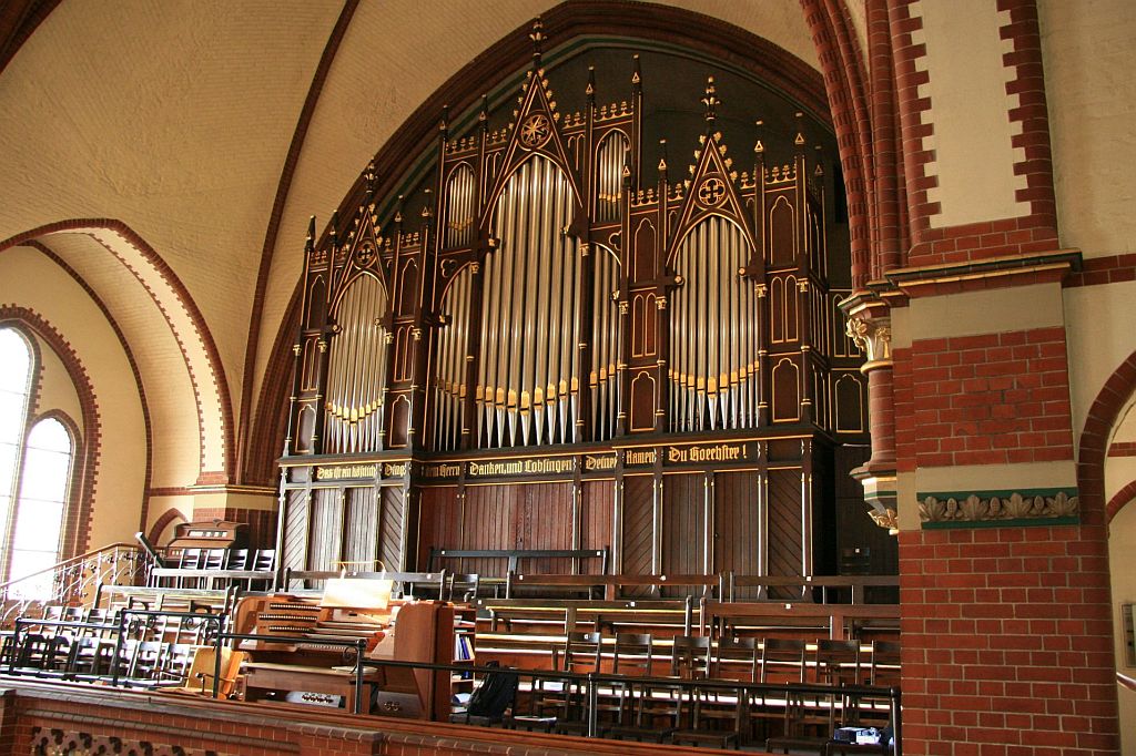 Orgelprospekt Auenkirche alt