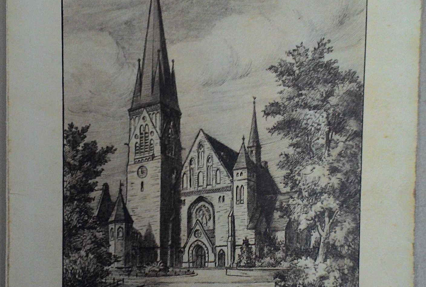 Auenkirche Zeichnung